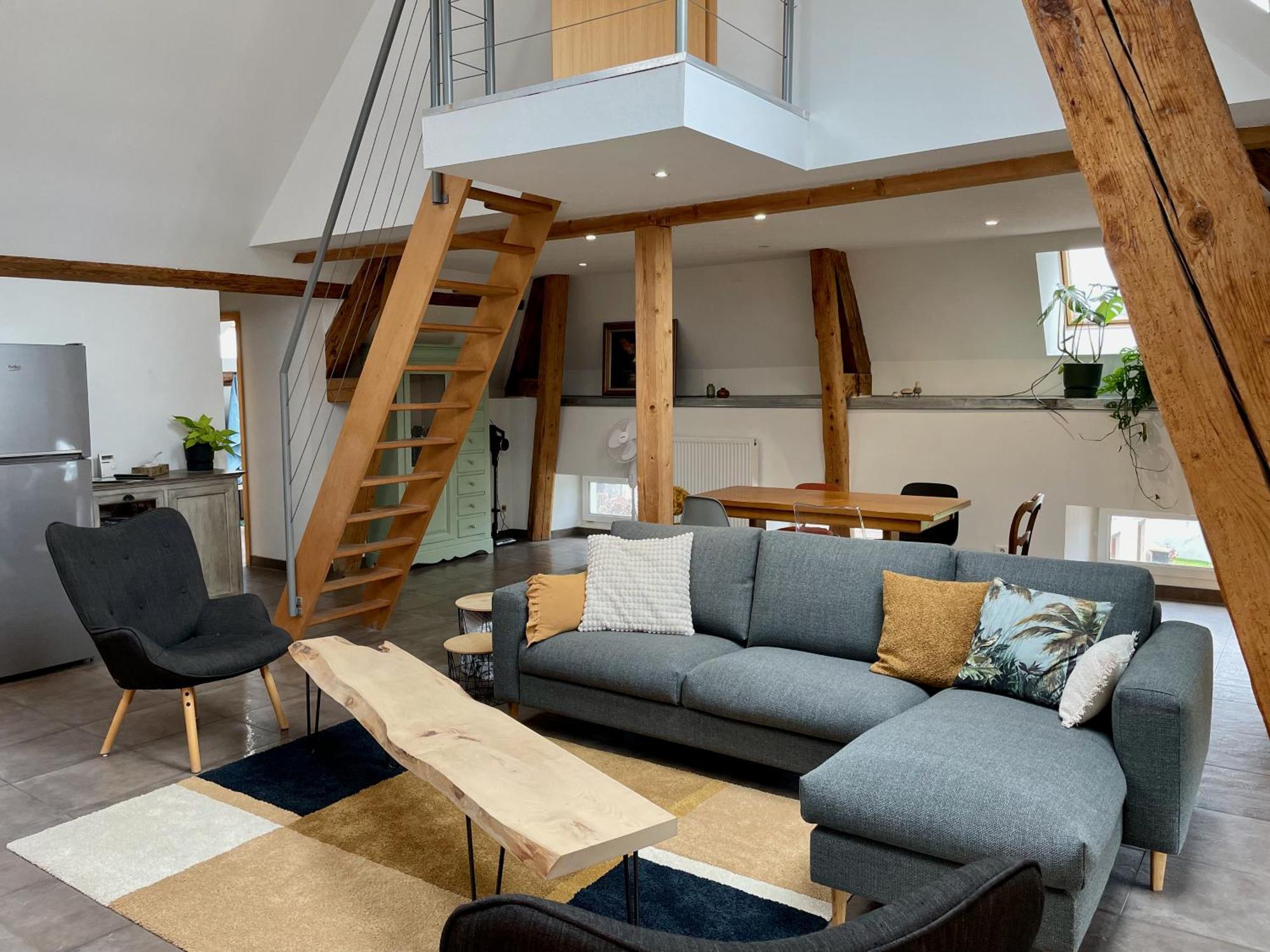Duplex + Parking Gratuit Facile Apartment Sainte-Suzanne  Exterior photo